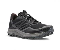Saucony Women's Peregrine 12 | Black/Charcoal