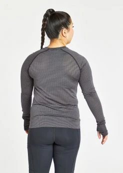 Oiselle Women's Flow Long Sleeve | Black/Obsidian