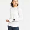 Oiselle Women's Flow Long Sleeve | White/White