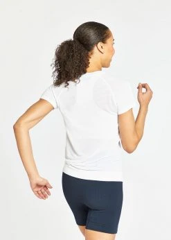 Oiselle Tops Women's Flow Short Sleeve | White/White