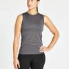 Oiselle Tops Women's Flow Tank | Black/Obsidian
