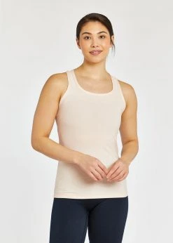 Oiselle Women's Light Lux Long Tank | Rose Tops