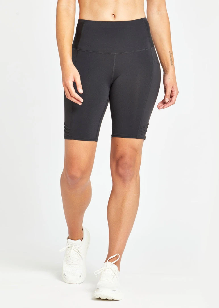 Oiselle Women's Long Pocket Jogger Shorts | Black Bottoms 10 Oiselle Women's Long Pocket Jogger Shorts | Black Bottoms