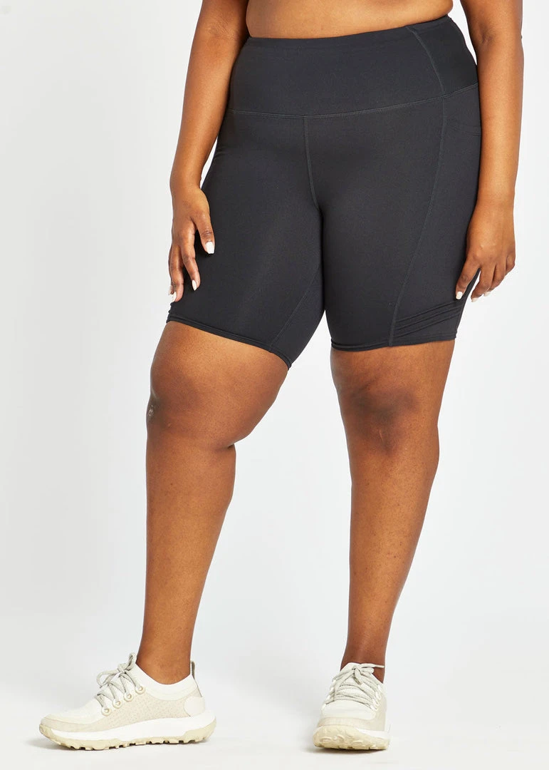 Oiselle Women's Long Pocket Jogger Shorts | Black Bottoms 6 Oiselle Women's Long Pocket Jogger Shorts | Black Bottoms