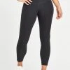 Oiselle Bottoms Women's Lux 3/4 Tights | Black/Black 2 Oiselle Bottoms Women's Lux 3/4 Tights | Black/Black