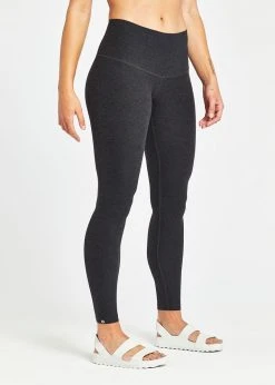 Oiselle Bottoms Women's Lux Full Tights | Black/Black