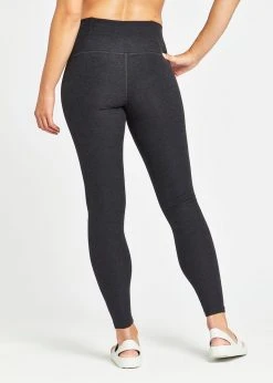 Oiselle Bottoms Women's Lux Full Tights | Black/Black