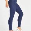 Oiselle Bottoms Women's Lux Full Tights | Grounded/Ink Blue