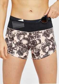 Oiselle Women's Toolbelt Roga Shorts | Rose Botanical Print Bottoms 11 Oiselle Women's Toolbelt Roga Shorts | Rose Botanical Print Bottoms