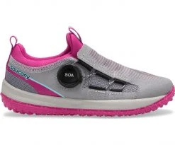 Saucony Kids' Switchback 2.0 | Grey/Magenta