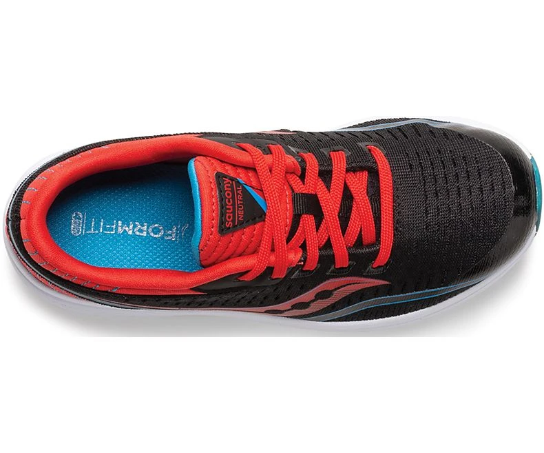 Saucony Kids Youth Kinvara | Black/Red 7 Saucony Kids Youth Kinvara | Black/Red
