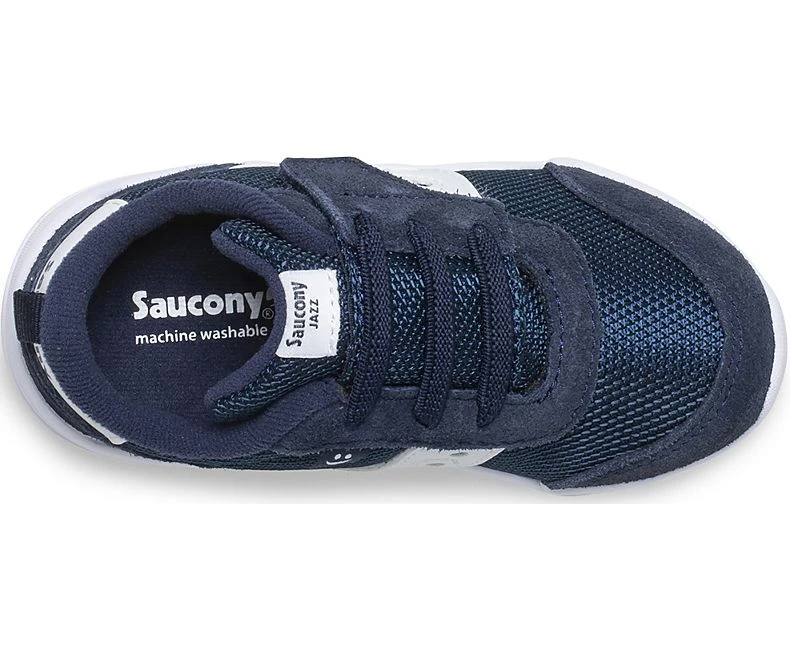 Saucony Little Kid's Jazz Riff | Navy/White Kids 4 Saucony Little Kid's Jazz Riff | Navy/White Kids