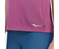 Saucony Women's Stopwatch Tee | Dusk Tops