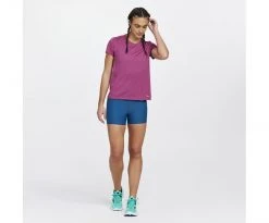 Saucony Women's Stopwatch Tee | Dusk Tops