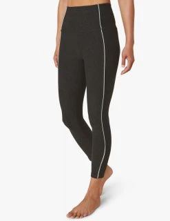 Beyond Yoga Bottoms Women's Pipe Up Midi | Darkest Night