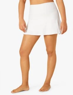 Beyond Yoga Bottoms Women's Tie Breaker Skirt | Cloud White