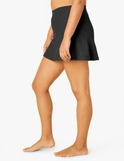 Beyond Yoga Shorts & Skirts Women's Tie Breaker Circle Skirt | Darkest Night 8 Beyond Yoga Shorts & Skirts Women's Tie Breaker Circle Skirt | Darkest Night