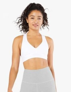 Beyond Yoga Women's Lift Your Spirits Bra | Cloud White