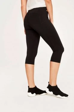 Lole Women's Livy Capri | Black Bottoms