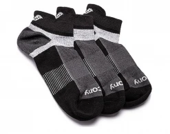 Saucony Men Inferno No Show 3-Pack | Black Asst.