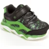 Stride Rite Little Kids' Light-Up Swirl | Black/Lime 1 Stride Rite Little Kids' Light-Up Swirl | Black/Lime
