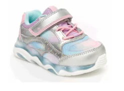 Stride Rite Little Kids' Light-Up Swirl | Silver Multi