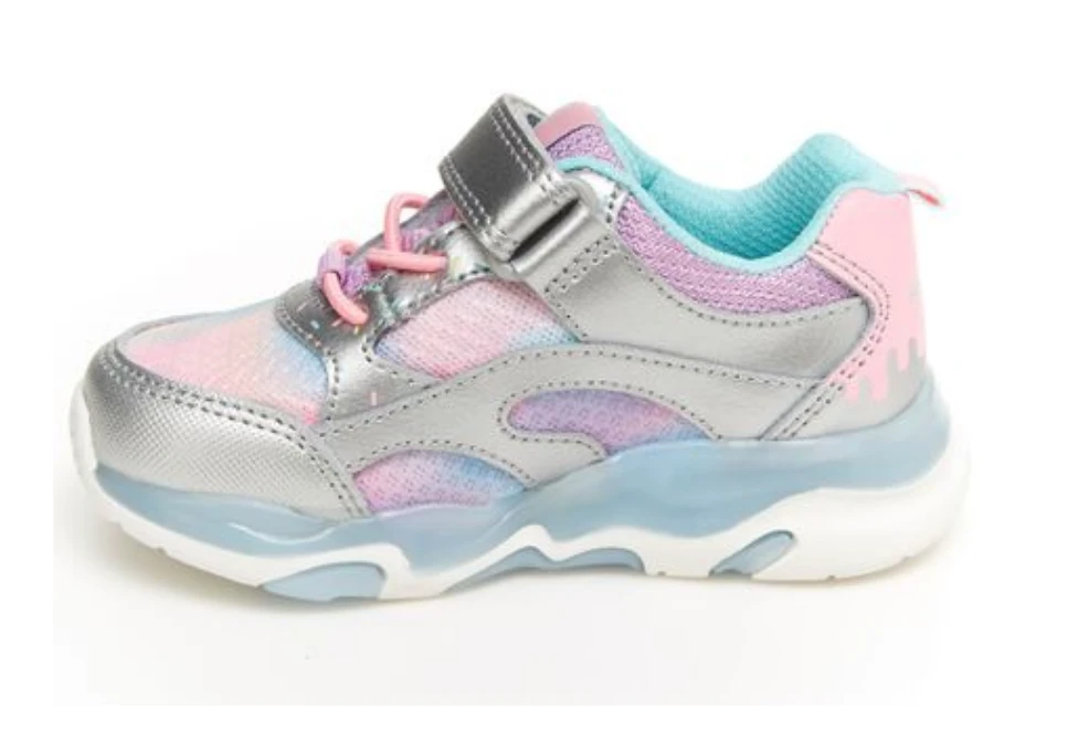 Stride Rite Little Kids' Light-Up Swirl | Silver Multi 6 Stride Rite Little Kids' Light-Up Swirl | Silver Multi