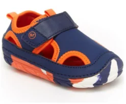 Stride Rite Little Kids Splash | Navy/Orange