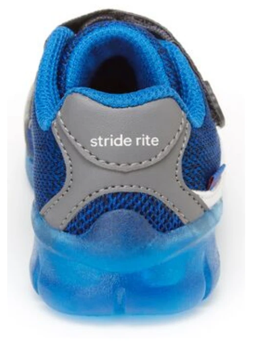 Stride Rite Little Kids' Light-Up Shark | Black/Blue 5 Stride Rite Little Kids' Light-Up Shark | Black/Blue