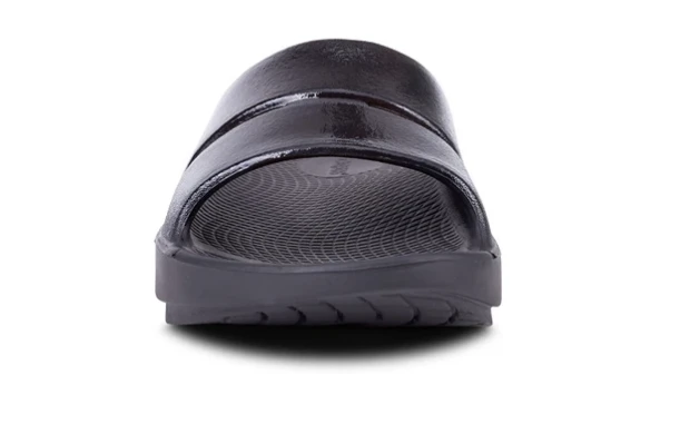 Oofos OOahh Luxe Slide | Black 6 Oofos OOahh Luxe Slide | Black