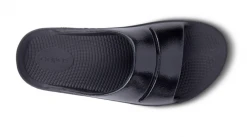 Oofos OOahh Luxe Slide | Black 14 Oofos OOahh Luxe Slide | Black