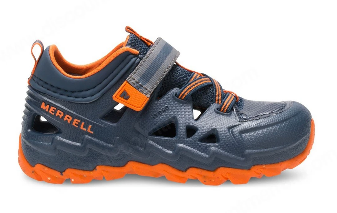 Merrell Kids Toddler Hydro Hiker | Navy/Orange 4 Merrell Kids Toddler Hydro Hiker | Navy/Orange