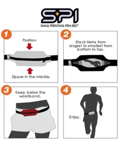 SPIbelt Large Pocket Green