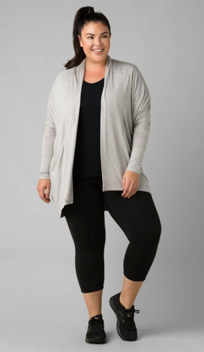 Prana Women's Transform Capri 1X-3X | Black Bottoms 3 Prana Women's Transform Capri 1X-3X | Black Bottoms