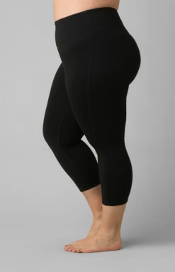 Prana Women's Transform Capri 1X-3X | Black Bottoms 10 Prana Women's Transform Capri 1X-3X | Black Bottoms