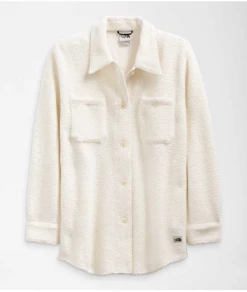 The North Face Women's Wool Shacket | Gardenia White