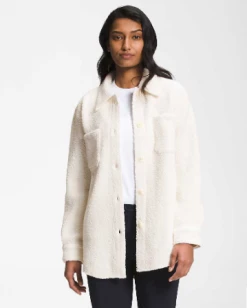 The North Face Women's Wool Shacket | Gardenia White