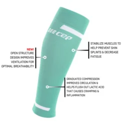 CEP Gear Women's Compression Calf Sleeves 4.0 | Ocean