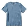 Vuori Men's Strato Tech Tee | Cloud Heather 1 Vuori Men's Strato Tech Tee | Cloud Heather