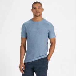 Vuori Men's Strato Tech Tee | Cloud Heather
