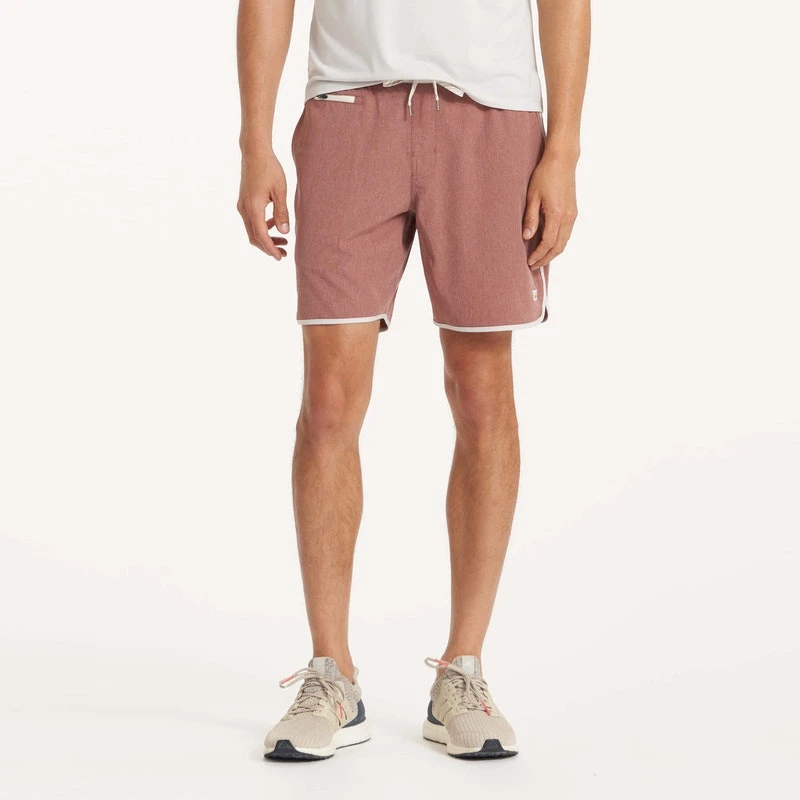 Vuori Men's Banks Short | Terracotta Linen Texture 4 Vuori Men's Banks Short | Terracotta Linen Texture