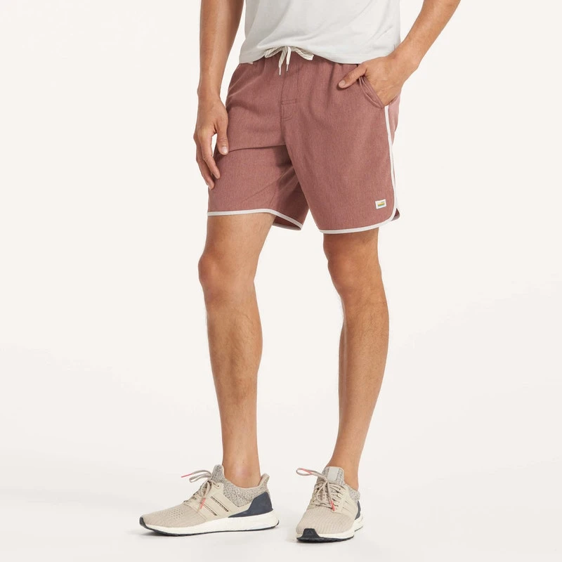 Vuori Men's Banks Short | Terracotta Linen Texture 5 Vuori Men's Banks Short | Terracotta Linen Texture