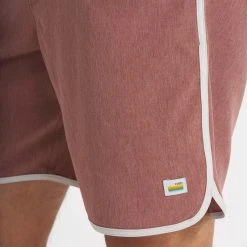 Vuori Men's Banks Short | Terracotta Linen Texture 17 Vuori Men's Banks Short | Terracotta Linen Texture
