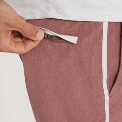 Vuori Men's Banks Short | Terracotta Linen Texture 16 Vuori Men's Banks Short | Terracotta Linen Texture