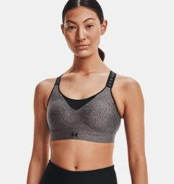 Under Armour Infinity High Bra | Charcoal Light Heather Bras & Undies