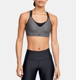 Under Armour Infinity High Bra | Charcoal Light Heather Bras & Undies