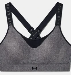 Under Armour Infinity High Bra | Charcoal Light Heather Bras & Undies