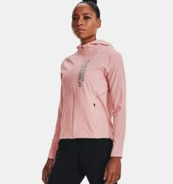 Under Armour UA Outrun The Storm Jacket | Retro Pink Outerwear