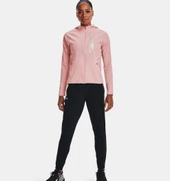 Under Armour UA Outrun The Storm Jacket | Retro Pink Outerwear
