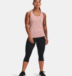 Under Armour UA Fly By Tank | Retro Pink Tops